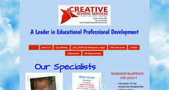 Desktop Screenshot of creativeschoolservices.com