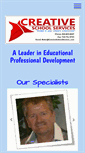 Mobile Screenshot of creativeschoolservices.com